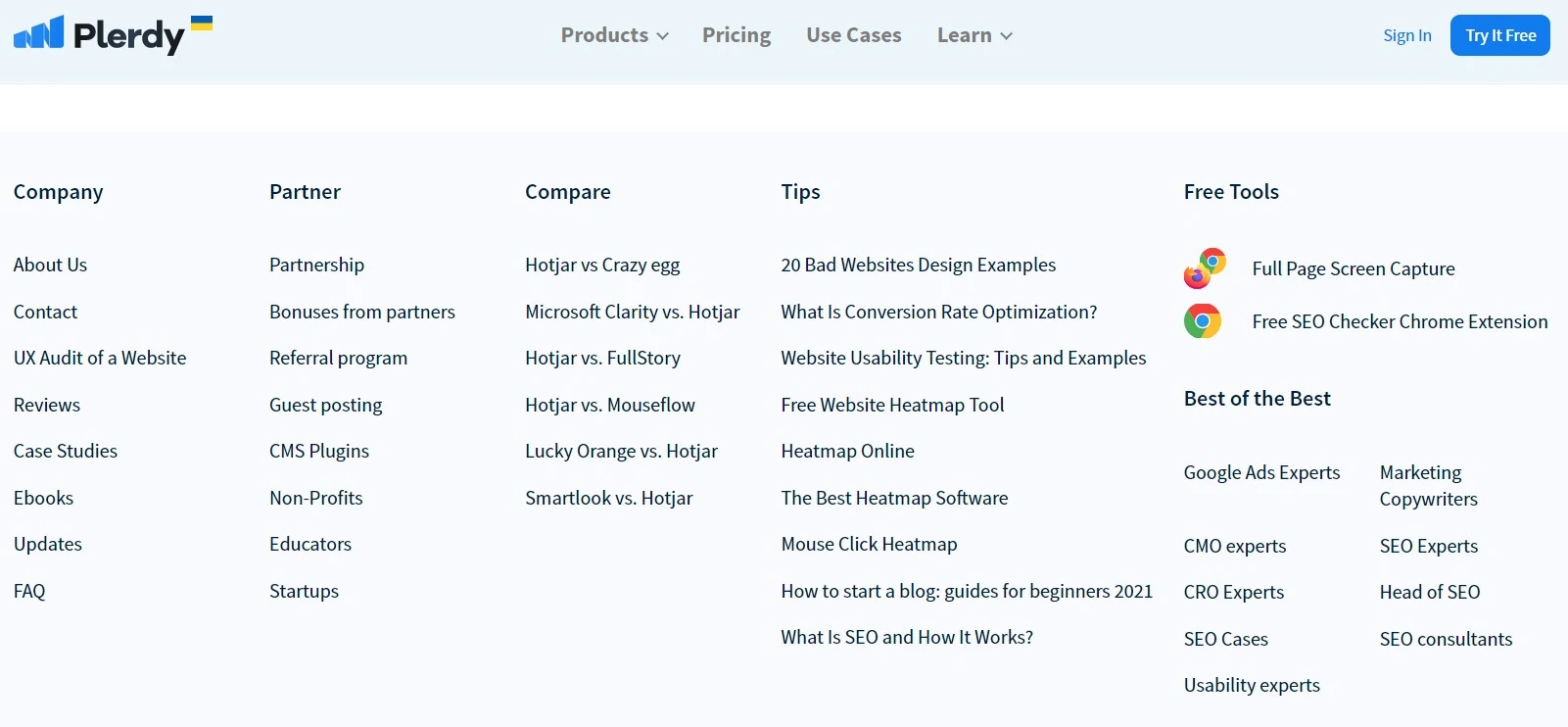 Technical SEO checklist-0151 Footer navigation checks?