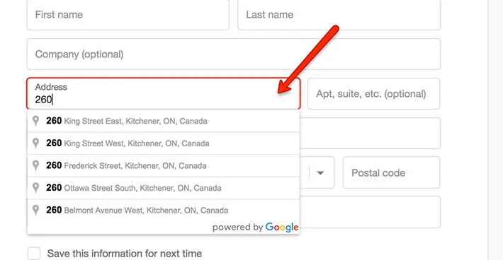 Shopify Launch Checklist-0106 Enable Address Autocompletion