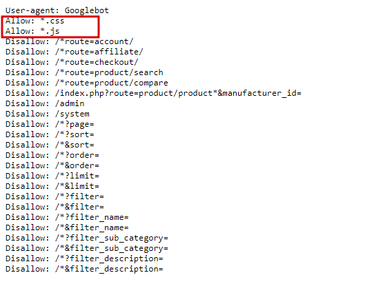 Technical SEO checklist-0013 Important CSS, JS, and images not blocked by robots.txt