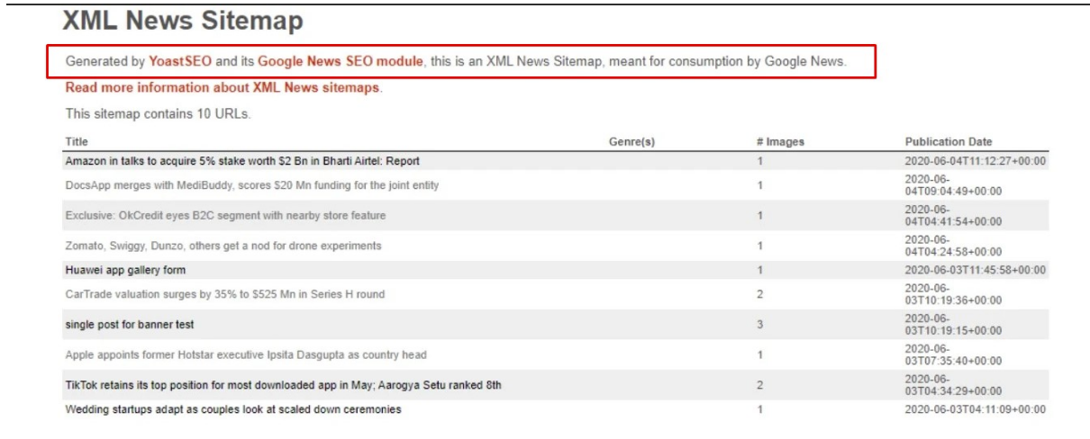 Technical SEO checklist-0132 Is there a Google News sitemap.xml file?