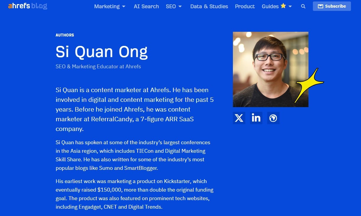 Content checklist - authorship and E-E-A-T?