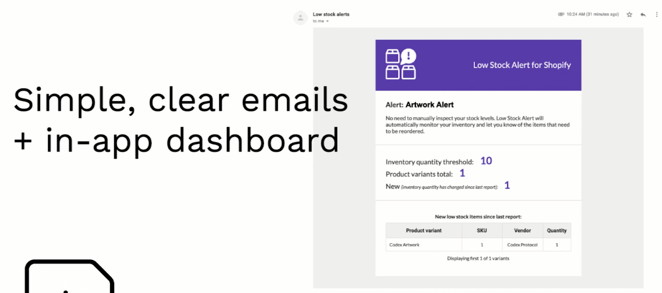 Shopify Launch Checklist-0084 Add Low-Stock Alerts
