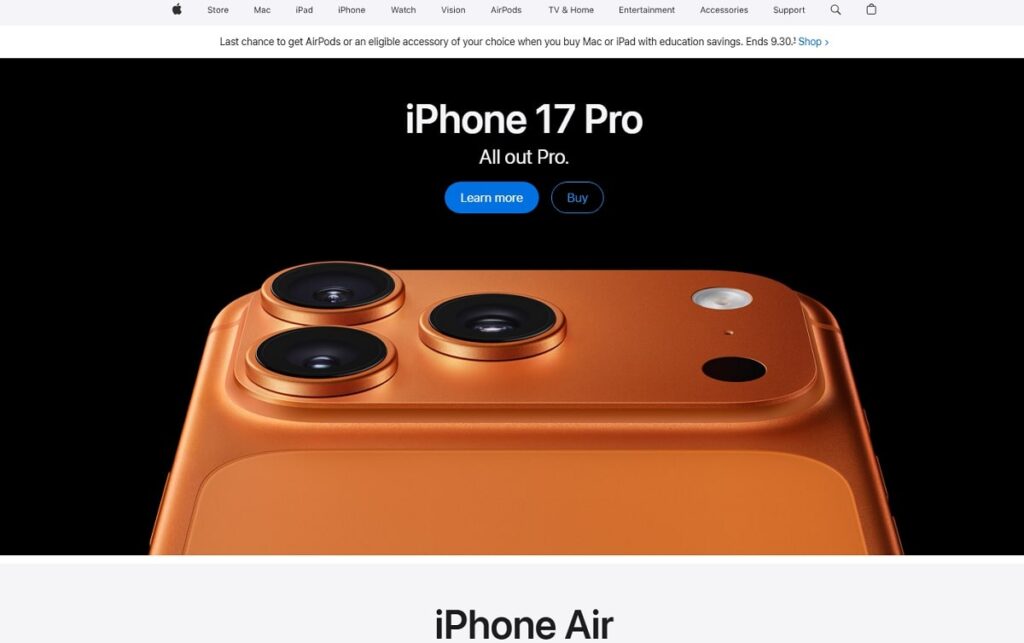 Apple Homepage Web Design Review – 0000