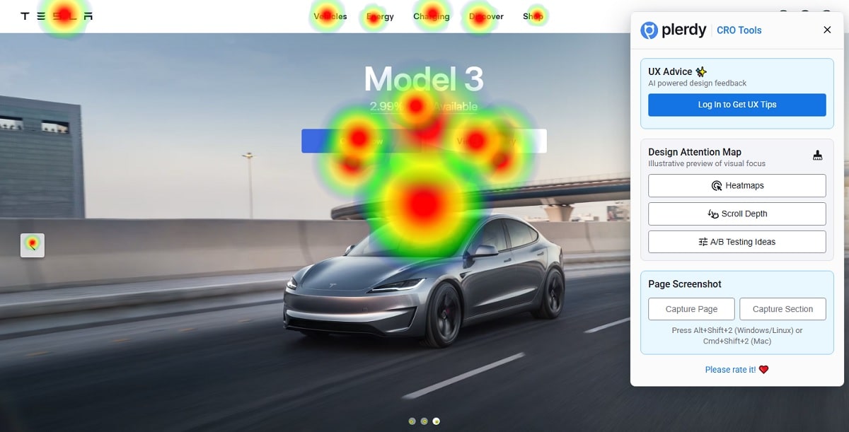Plerdy Heatmap Chrome Extension - 0002