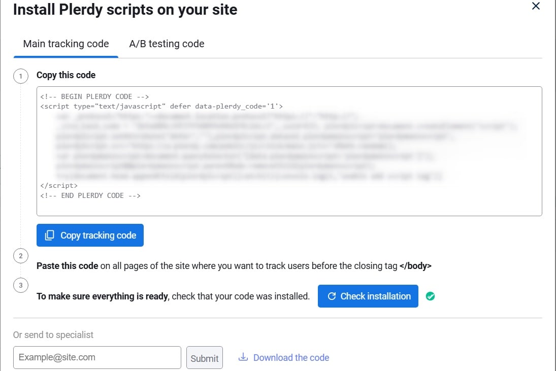 Как установить скрипт Plerdy с помощью CMS Shopify - 0002