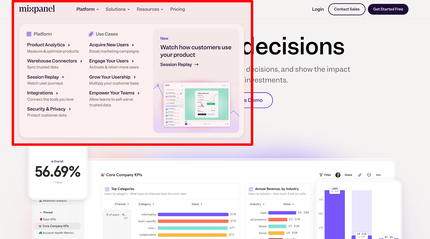 Homepage — 1.6 Simplified Navigation