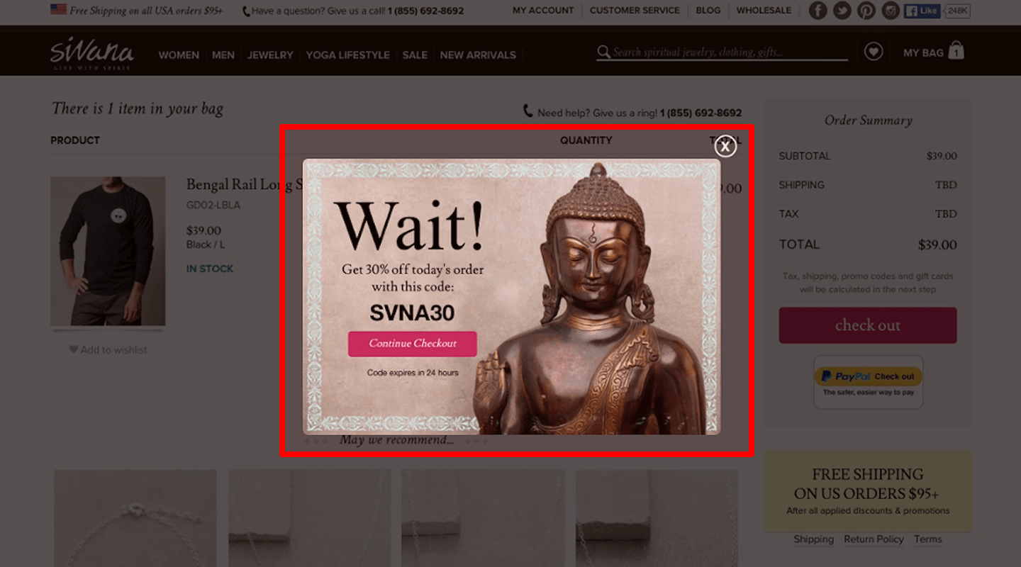 Pop-ups & Overlays — 12.1 Exit-Intent Popup