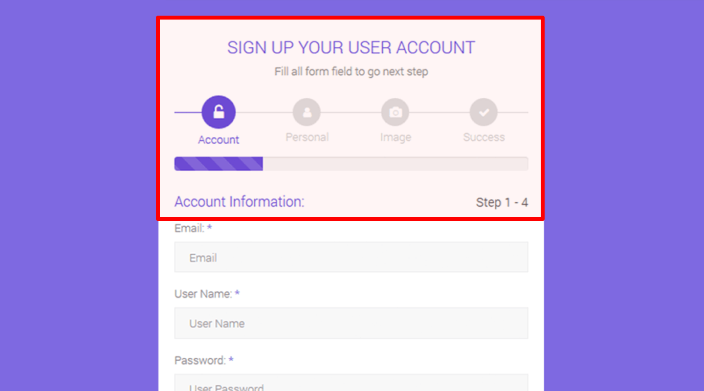 Forms & UX — 15.1 Multi-Step Form Design