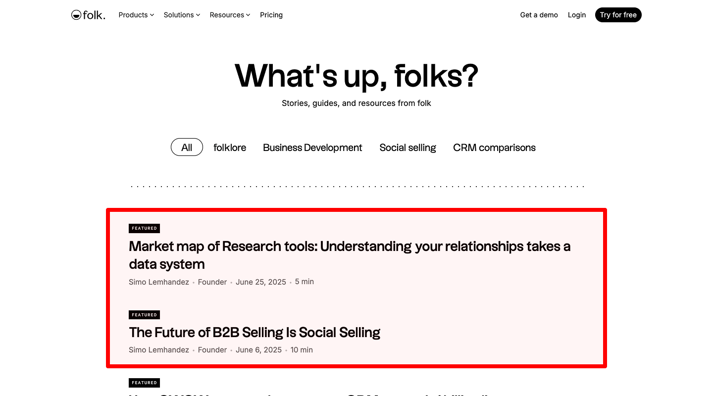Blog / Resources — 9.1 Recent Posts List