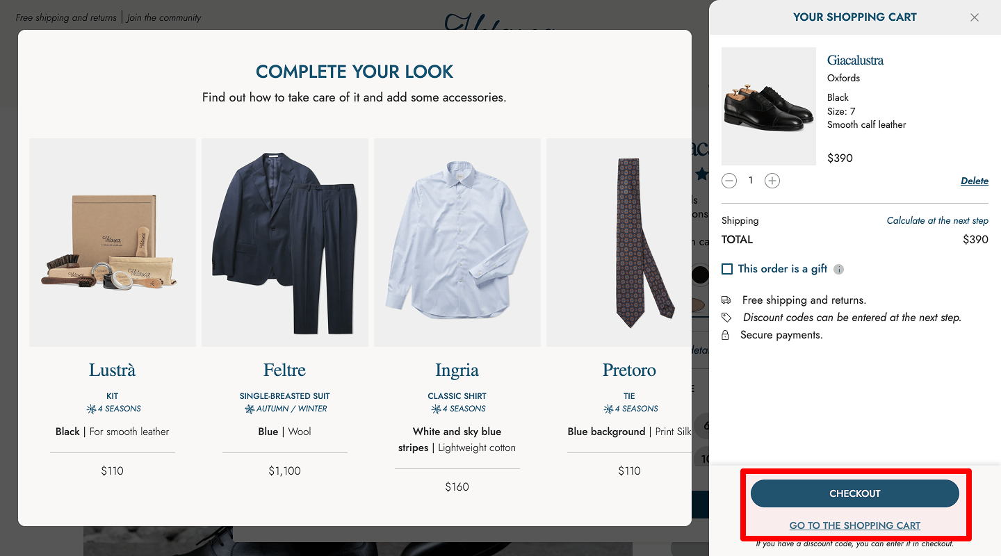Checkout Button Text