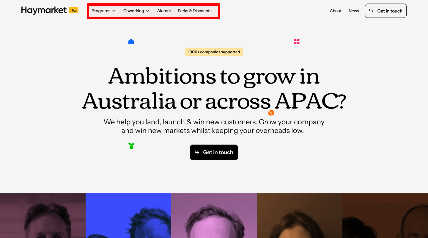 Navigation Menu Order