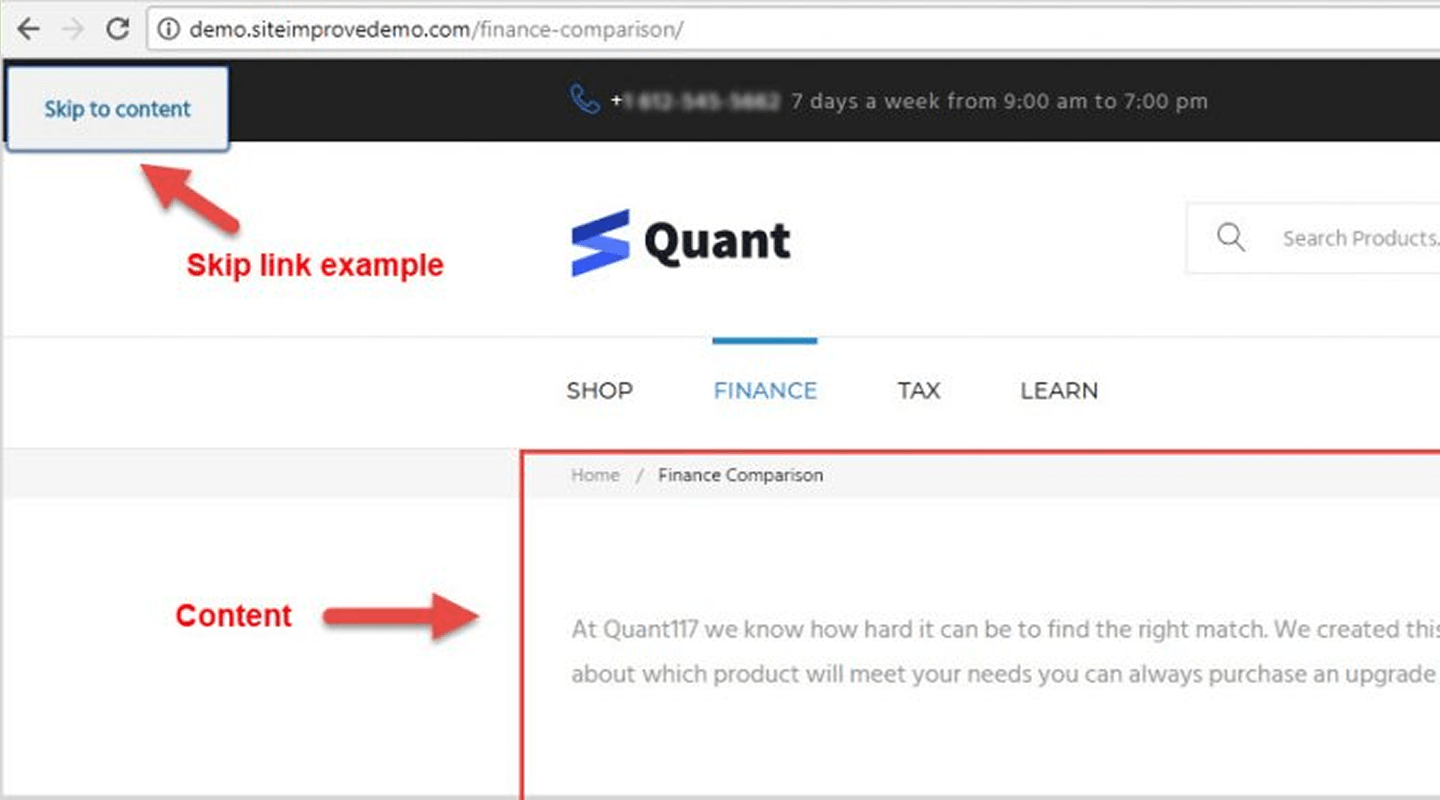 Пропуск ссылок и области